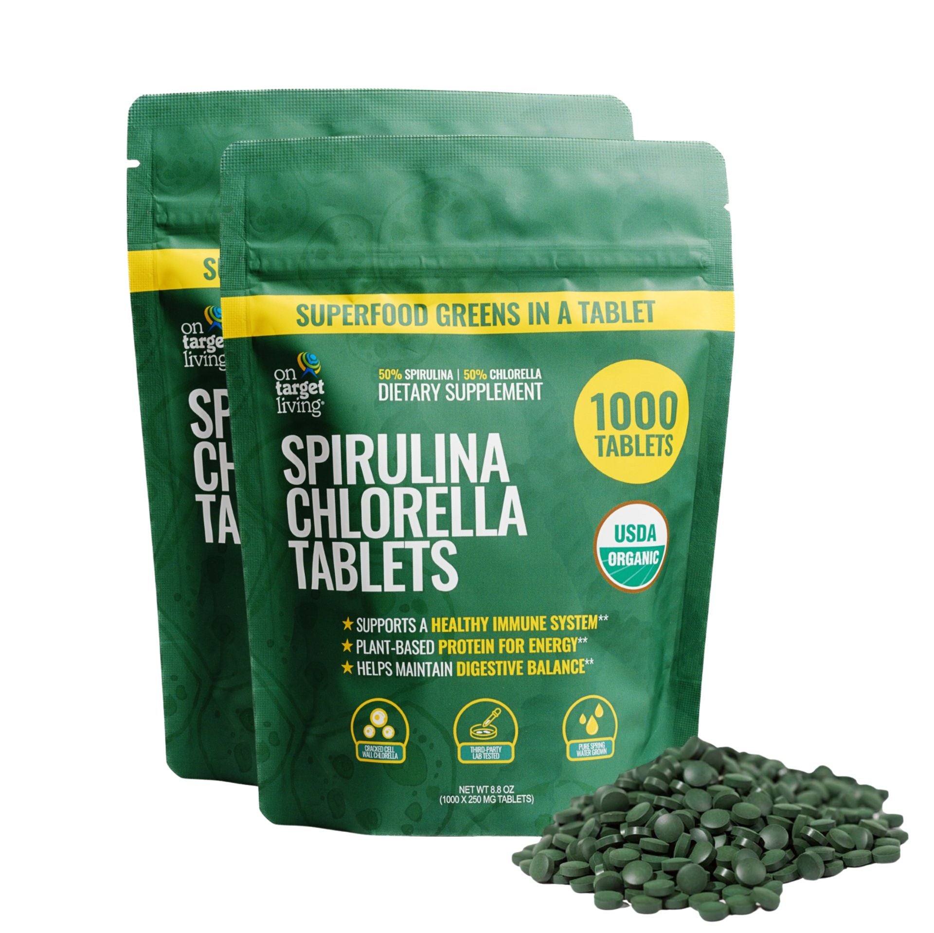 Spirulina Chlorella 50/50 (2-Pack)