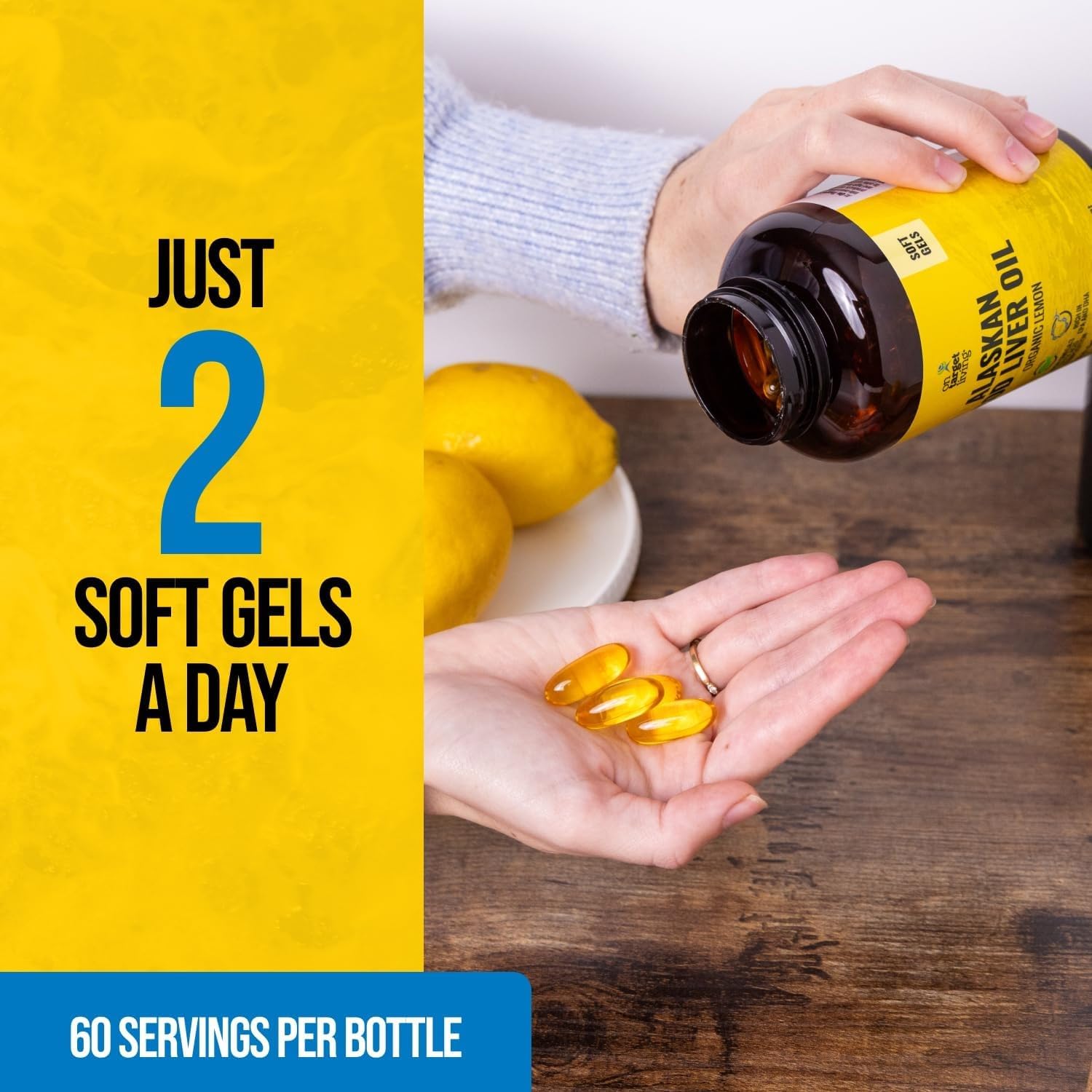 Alaskan Cod Liver Oil-120 Softgels
