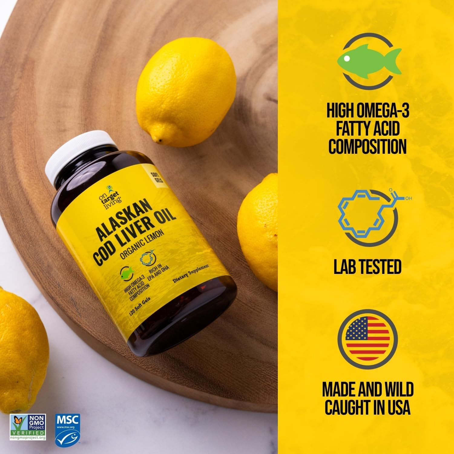 Alaskan Cod Liver Oil-120 Softgels