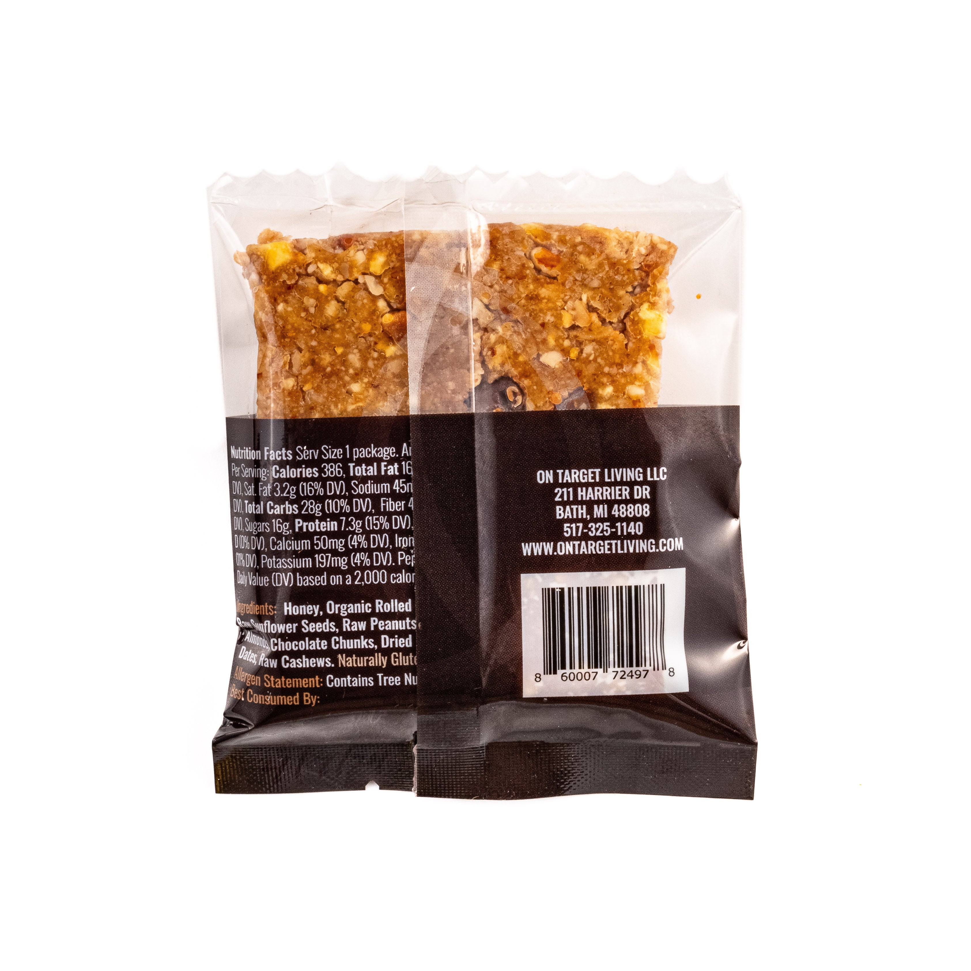 OTL Food Bar 12 Pack- PB Chocolate Chunk