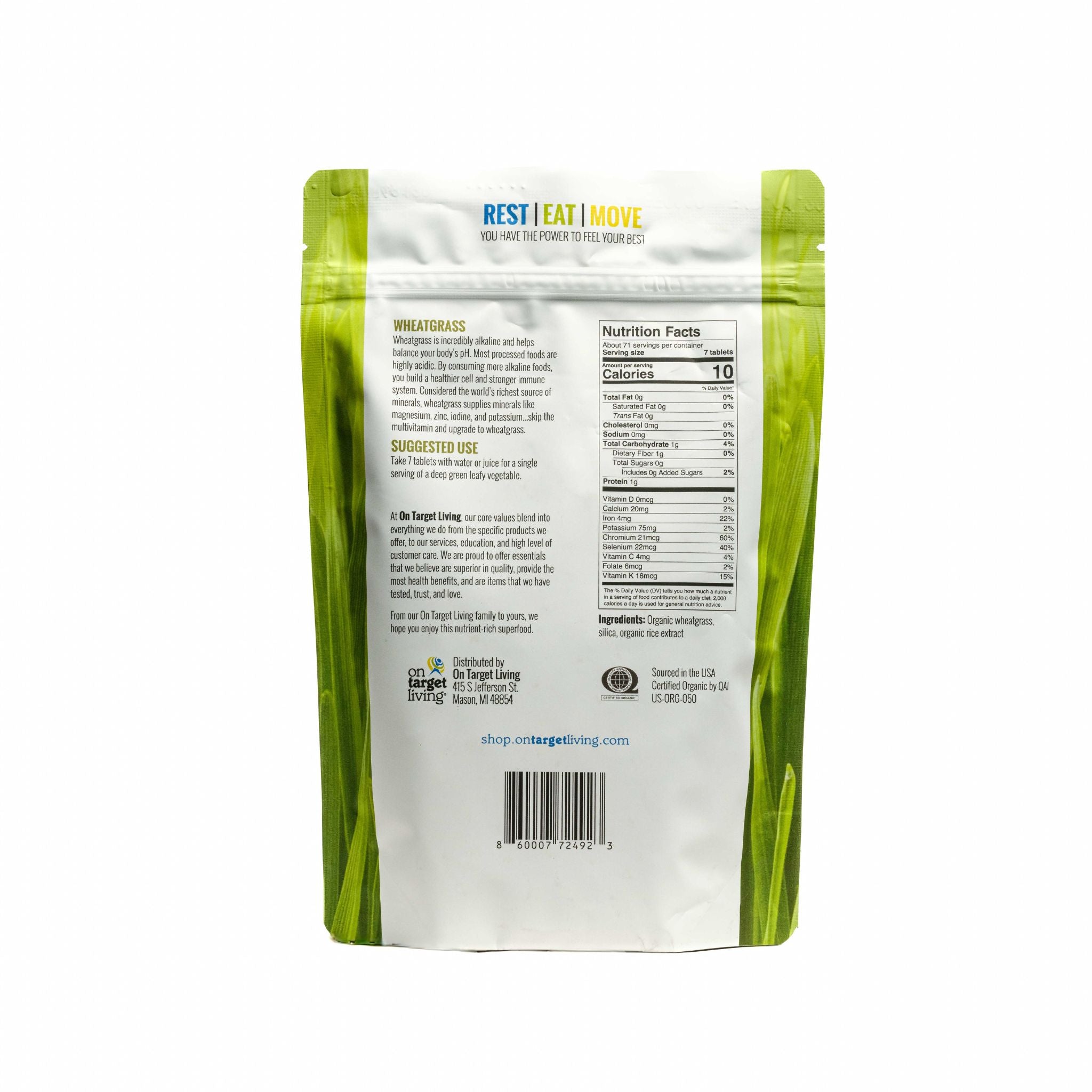 Wheat Grass Tablets- 500 Tablets