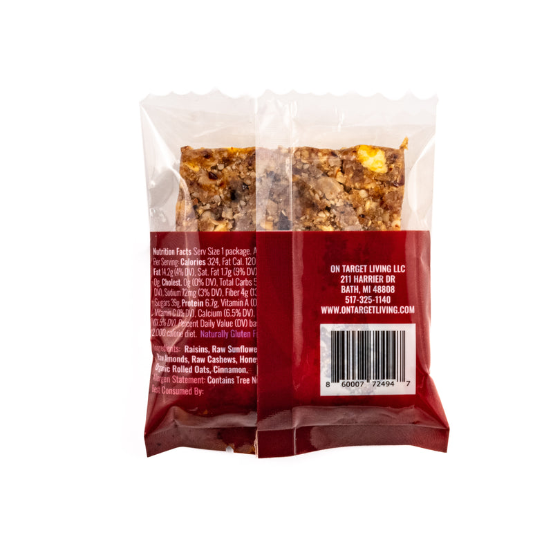 OTL Food Bar 12 Pack- Cinnamon Raisin