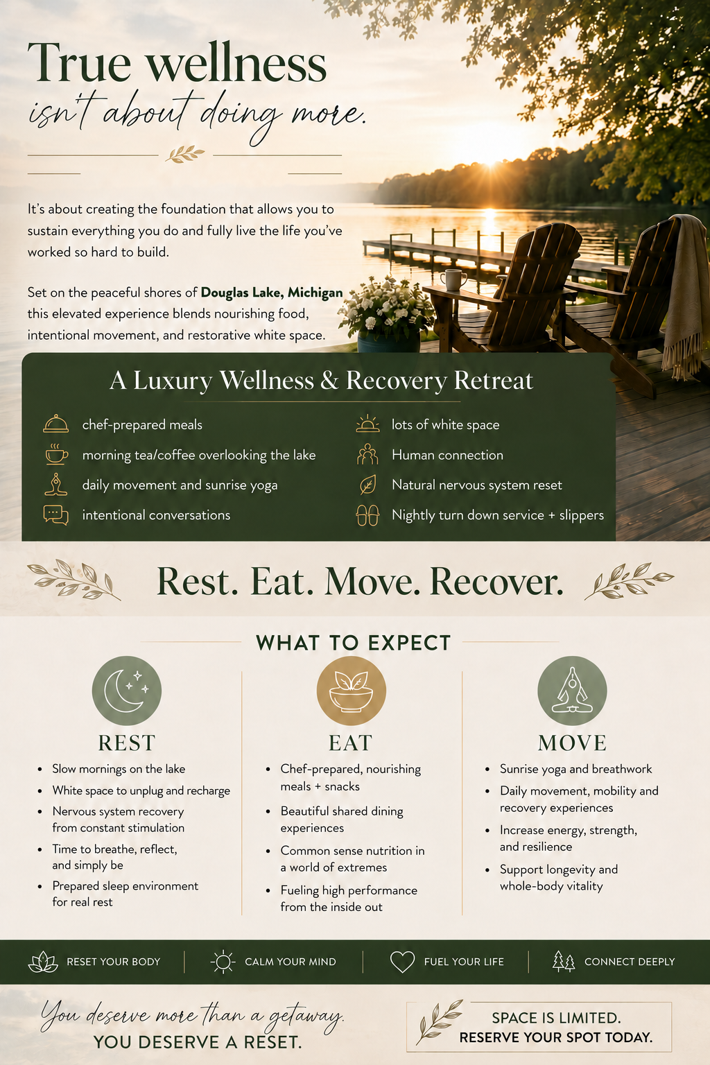 OTL Wellness & Recovery Retreat on Douglas Lake 2027