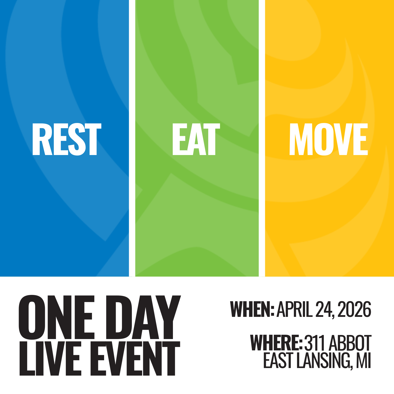 On Target Living presents: REST | EAT | MOVE — Live