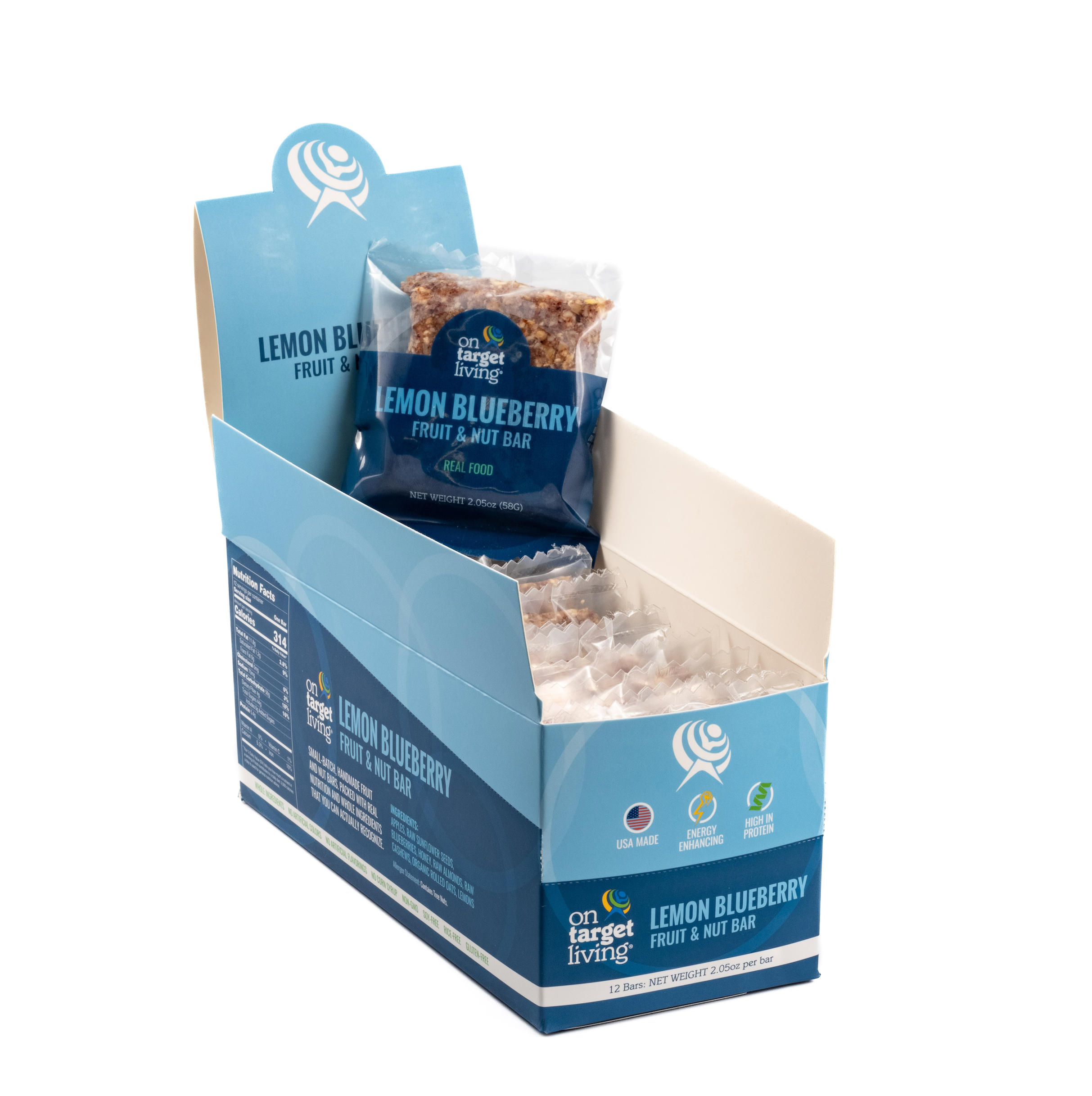 OTL Food Bar 12 Pack- Lemon Blueberry