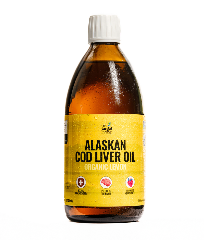 Cod Liver Oil Organic Lemon Flavor 16.67 oz