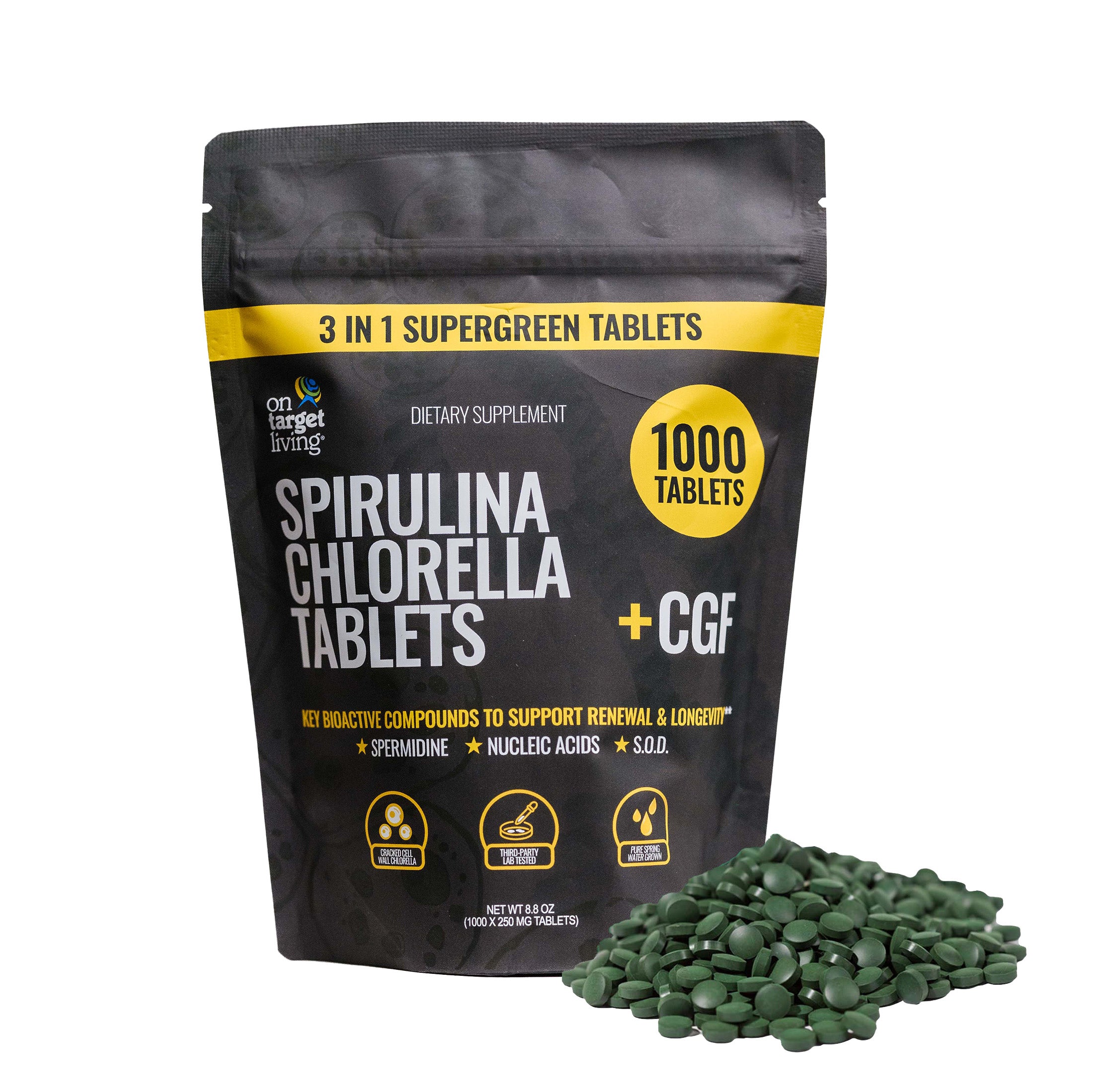 Spirulina Chlorella + CGF