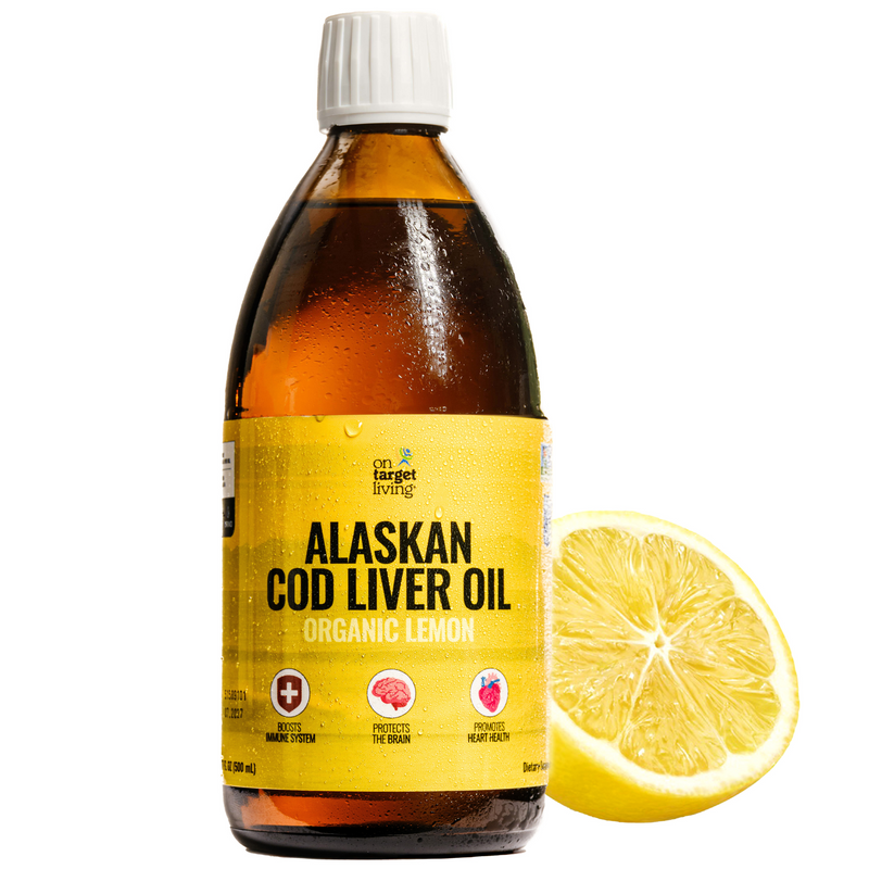 Cod Liver Oil Organic Lemon Flavor 16.67 oz