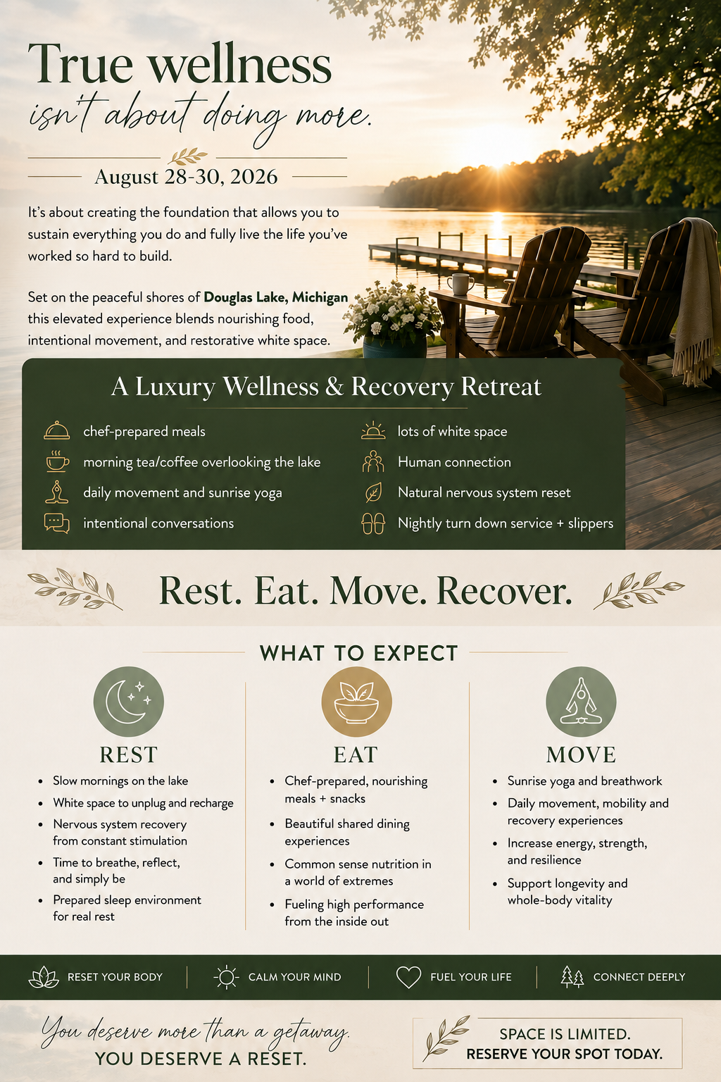 OTL Wellness & Recovery Retreat on Douglas Lake
