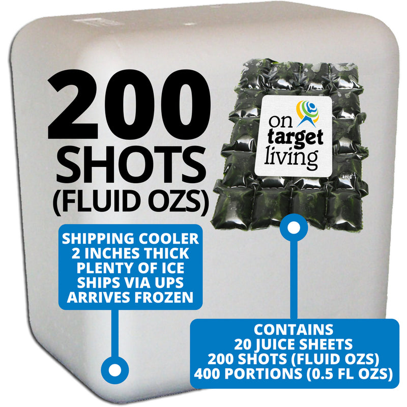 Frozen Wheatgrass Juice-200 FL OZS