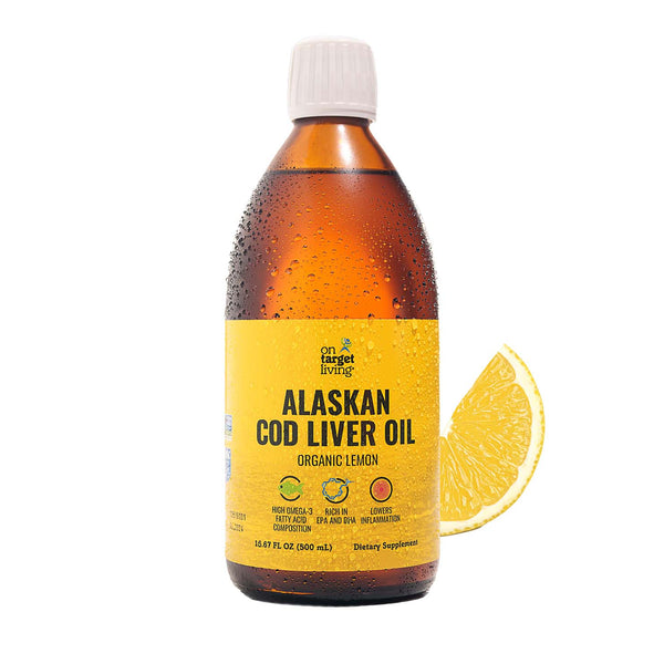 Cod Liver Oil Organic Lemon Flavor 16.67 oz