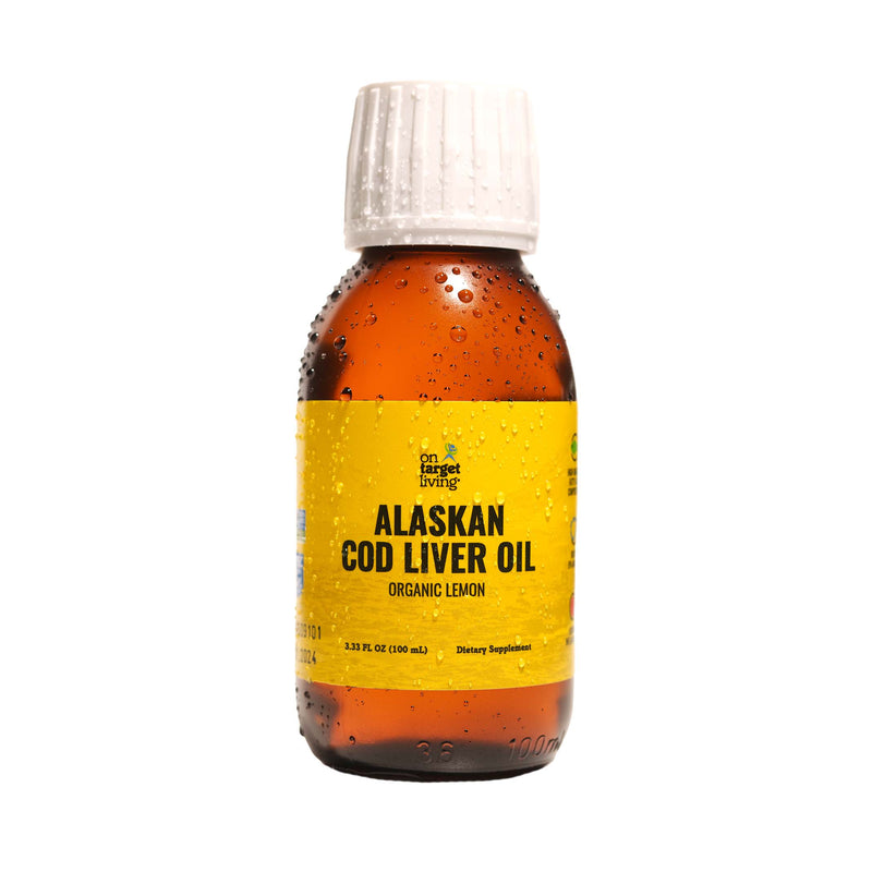 Cod Liver Oil Organic Lemon Flavor 3.33 oz