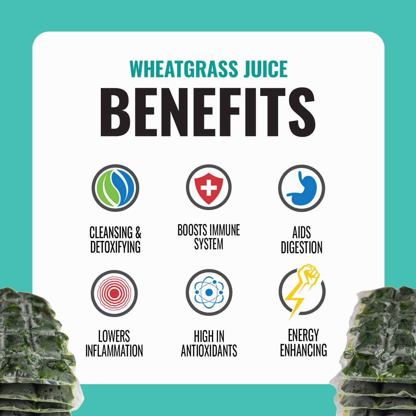 Frozen Wheatgrass Juice
