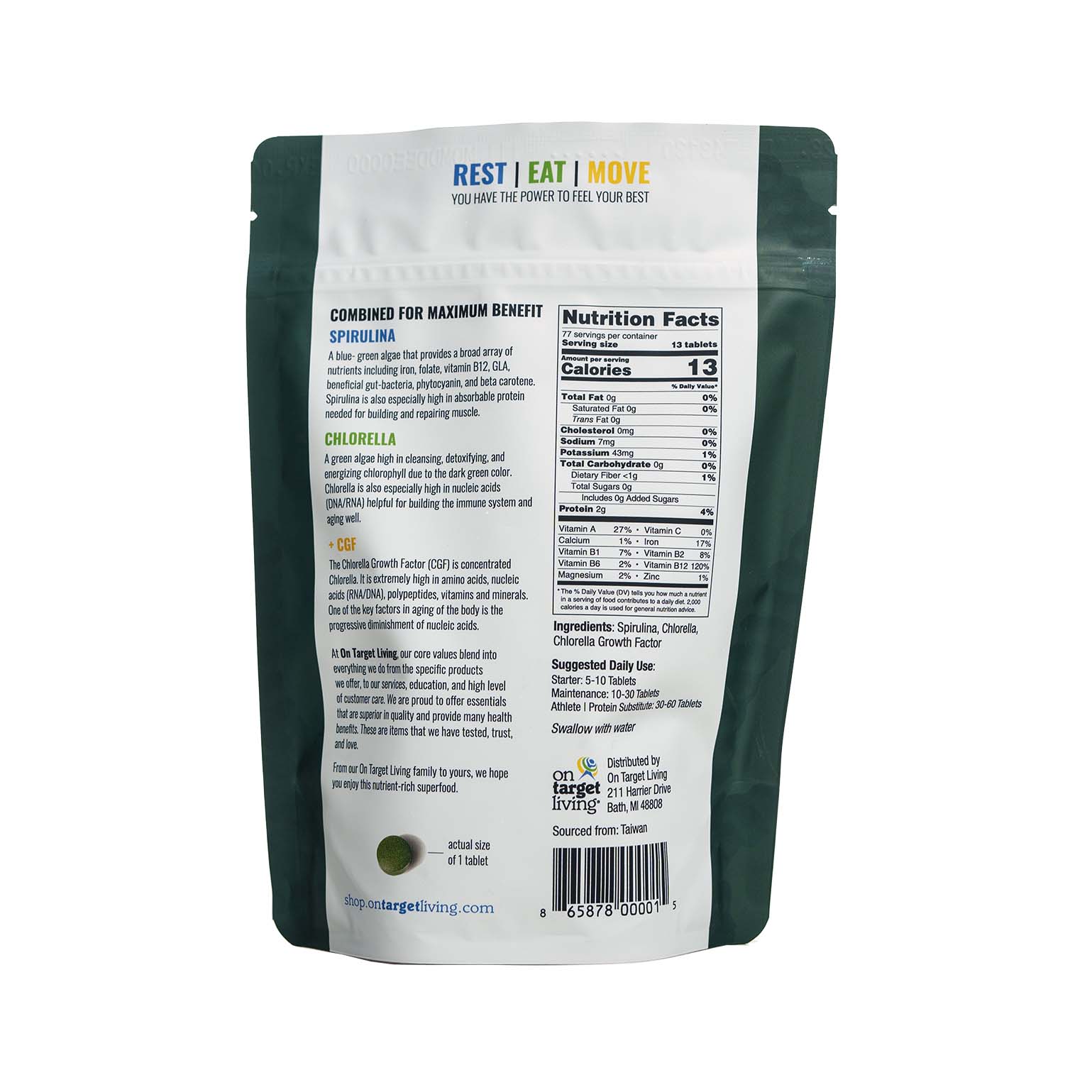 Spirulina Chlorella + CGF
