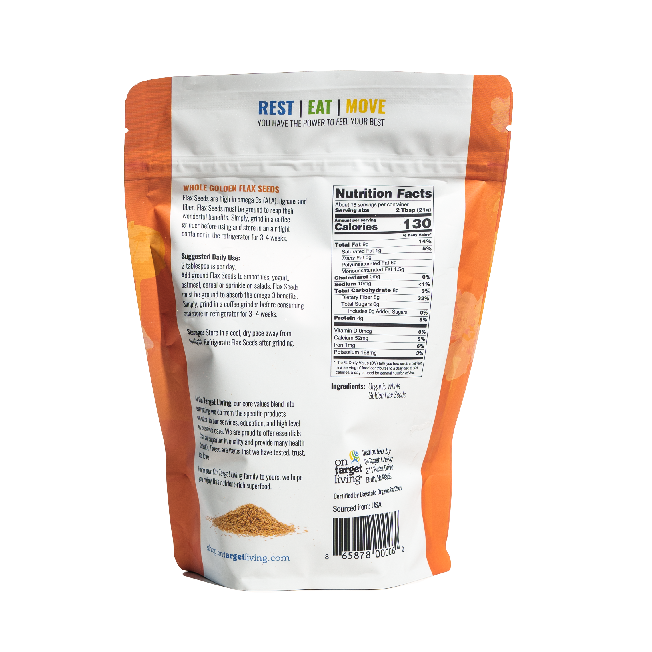 Golden Flax Seeds- 13 oz
